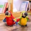 Toys Simulation Plush Toys Parrot Bird Plush Gevulde Doll Kids Toys Cute Wild Animal Toys Christmas Party Gifts For Kids
