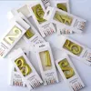 3pcs Bougies Courbe Gold Numbers 0-9 Joyeux anniversaire Gâteau Cougies Décorations créatives pour les enfants Numéro d'anniversaire pour enfants