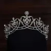 Bruiloft haar sieraden bruiloft bruid trouwjurk hoofddeksel kroon legering reuxestone tiaras dames klassieke feestjurk accessoires