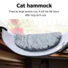 Maisons Hamac de fenêtre de chat avec des aspirations fortes pour animaux de compagnie Kitty suspendu le lit de couchage pour animaux de compagnie cage furet chaud lits de siège ensoleillé