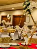 HOUDERS 4PCS 6PCS 10 PCS Wedding Gold Metal Tall Diamond Table Centerpieces met kaarsenhouder voor bruiloft achtergrond boog podium decor