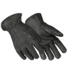 Guanti Black Working guanti con driver in pelle motociclisti in pelle di sicurezza Cowhide Works Glove per uomini donne senza fodera