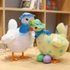Füttern Kinder Musical Cartoon Hühner Huhn Legen Eierspielzeug singen Schwingende Plüschpuppen Biologische Bildung für Kinder Geburtstagsgeschenke