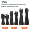 Gants 35/45/55 cm Gants noirs Gants de caoutchouc lourd