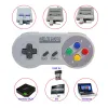 Mice 2 Reciever Game Controller Wireless Colorful Button 2.4G Gamepad Joypad Joystick Compatible for SNES Mini PC NS Switch Accessory