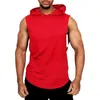 Tops de débardeur masculin Sports Top Activewear Summer Brand Sweat-shirt T-shirt Gym High-Shoodie Workout