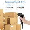 Scanners Eyoyo Wired QR 2D Barcode Scanner Handheld USB Wired Bar Codes Reader CCD -gegevensmatrix Bar Code Afbeelding Automatische scanner Barcod