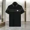 Frühlings Luxus Italien Männer T-Shirt Designer Polo-Shirts High Street Stickerei Drucken Kleidung Herren Marke hochwertige Mehrfachfärben Polo-Shirt