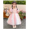 Robes de fille brillante pour tout-petit des petites filles d'années papillon Bowknot Birthday Party Pagenat Robe