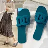 Fashion Original H Splippers de créateurs nouvelles sandales d'été pour femmes nez à fond plat nez rouge flop flop Antisiskide usure de mode de mode paresseux avec un logo de marque 1: 1