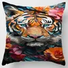 Pillow Tropical Rain Animal Print 45 45cm Pillowcase Soft Decoration Sofa Living Room Home