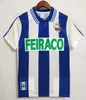 1998 1999 2000 DEDORTIVO DE LA CORUNA RETRO SOCCER JERSEY MAKAAY DJALMINHA TRISTAN VALERON HELDER ZIANI 99 00クラシックアウェイサッカーシャツ
