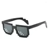 Sonnenbrille Mode Sonnenbrille Creeper Neuheit Mosaic Funny Goggles Jungen Mädchen Pixel Brille Eyewear