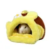 Cages chomika królicza domek świnki morskie gniazdo małe zwierzę spać łóżko zimowe ciepłe łóżko miękkie akcesoria do gryzoni świnki morskie