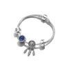 Pandorabracelet argent sterling pending charme bracelet de base bricolage bricolage de créateur à la main