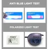 48295 Femmes Anti Blue Lumières Luries Fode avec clip magnétique Lunettes de soleil Polarises HEPPORTOLASSES 240430