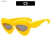 Okulary przeciwsłoneczne Dziecięce okulary przeciwsłoneczne Bubble kolorowe cateye zabawne okulary gole