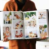 Album 6 pollici 800 immagini in pelle Album interstiziale Album di grande capacità Scrapbook Famiglia Maying Memory Book