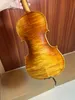 NOUVEAU 4/4 violon Strad Copy Sound Sound Hand Scarved Maple Back Spruce Top and Case