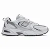 Chaussures Running New Men 530s Femmes 530 White Black Leather Deails Silver Cream Grey Matter Harbor Steel Blue Sea Salt Mens Trainers Sports Sneakers