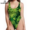 Anzüge Nadanbao Halloween Schädel Frauen Print Badeanzug Bodysuit Badebekleidung Surfen Schwimmstrandweibe