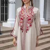 Этническая одежда 2024 Мусульманское платье для женщин ближневосточный роз