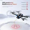 Drones S136 Max G RC Drone 4K HD Dual Camera Professional Photography Evitation Évitement sans pinceau Hélicoptère pliable Quatre hélicoptères WX