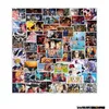 Kreskówkowe naklejki do filmów 48 50 60 100 PCS Komiks One Piece Manga Iti DIY Paster Lage Laptop Drukawica Połączenie naklejka Zestaw zabawek ANOT DHS0J