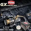 Penn GX10007000 Fishing bobina con 131 cuscinetti di alto livello 25 kg di resistenza massima e bonus PE regalo 240506