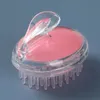 1pcs el tipi silikon kafa derisi şampuan masaj fırçası yıkama duş saç masajı temiz fırça duş saç fırçası tarak fırçası