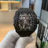Wristwatch Men's Luxury Watch Mechanical Watch Series RM 11-03 Automatic Mechanical Watch Swiss World Famous Watch Person Billionaire Entry Ticket Black Clock