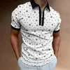 Мужские плюс Tees polos Новые мужские повседневные ежедневные 3D цифровые печатные рубашка поло.