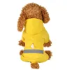 Dog Raincoat Puppy Rain Coat with Hood Reflective Waterproof Clothes Soft Breathable Pet Cat Small Rainwear XS 2XL 240429