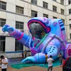 23ft hög grossist lluminerad uppblåsbar ballong astronautblåsbara ballongkonst spaceman för musikannonsdekoration