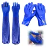 Gants gants à manches longues PVC Gants résistants aux produits chimiques réutilisables de sécurité lourde