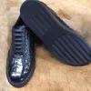 Lässige Schuhe Shenzhen dae Krokodil Freizeit reine Farbe Männer atmungsaktiven Verschleiß-resistierenden Gummi-Sohle-Tide Männlich