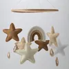 Figurines décoratives Boho Nursery Decor Rainbow Crib mobile