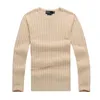 Дизайнеры мужской свитер круглая шея поло вязаные джамперы тепло