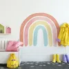 Adesivi adesivi per pareti arcobaleno per camera da parati decorativa in vinile decorativo aderente in stile nordico per bambini decorazione per bambini decorazione fai -da -te