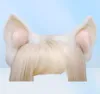 Kawaii femmes filles halloween simulation oreilles de lapin bande cosplay anime peluche renard animal oreille kc lolita accessoires 2017347