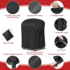 Grills Outdoor BBQ Cover Black 600D Polyester Oxford Cloth Heavy Duty Dustproof Rainproof Sunscreen Barbeque Grill Protective Cover