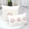 Подушка свет роскошный цветочный паттерн бросает высококлассный квадратный диван, гостиная, спальня эль-образец