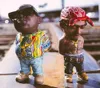 Mini ornamentos de resina Hip Hop Rapper engraçado Bro Fatupe Set for Home Indoor Outdoor Sculpture Decorations Party 22011083099978