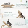 Katbedden meubels houten katten krassen katten krassen bord bed 5 in 1 krabblokje huisdier katten speelgoed slijpen nagelschroefmat training slijpklauw