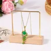 Colliers pendants Collier vert paon rayonne de beauté intemporelle un bon cadeau pour la fête des mères