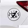 Bilklistermärken Nya 2023 Rolig klistermärke PL Bränsletankpekare till FL Hellaf reflekterande vinyldekal grossist tillgängligt Drop Delivery Automob Dhaag