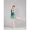 Stage Wear Adult Flowing Ballet Dance Skirt Latin Training Dress Ethnic Performance Gradual Modern Clothing
