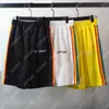 Palm Pa 2024SS Summer Men Natual Men Women Rainbow Stripes Boardshorts treatable الشاطئ