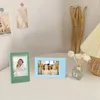 Frames Simple 3 Inch Small Po Frame Mini Instax For Name Card Picture Tabletop Pocard Display Desktop Decoration