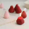 3pcs 양초 1pcs/4pcs 딸기 양초 향기 된 양초 발렌타인 데이 선물 파티 홈 장식
